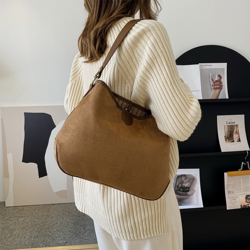 Vintage Retro Matte Soft Leather Tote Shoulder Bag - Image 7